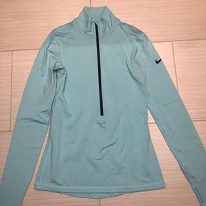 Nike Pro Hyperwarm Women's Blue Training Dri Fit